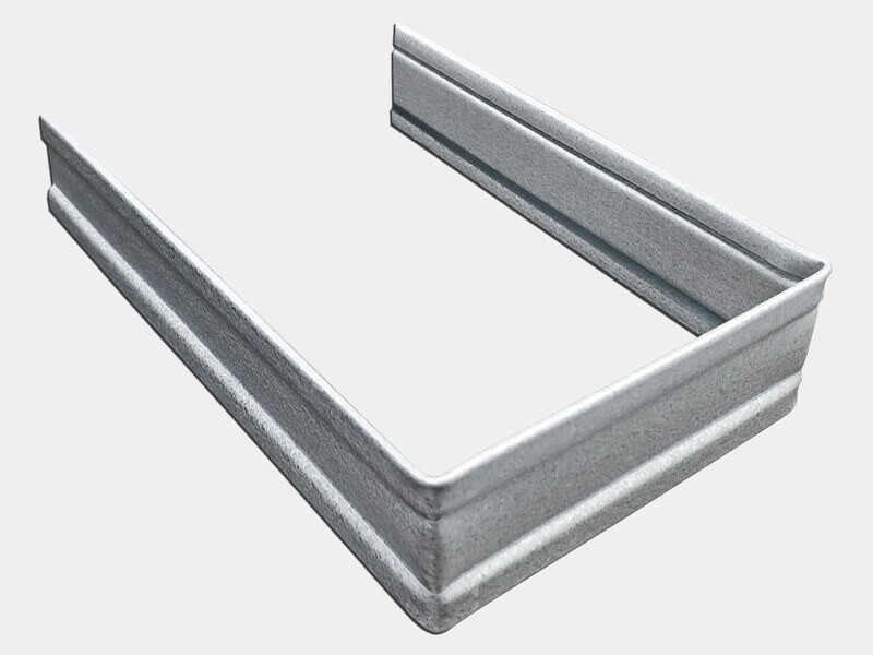 galvanized downspout strap